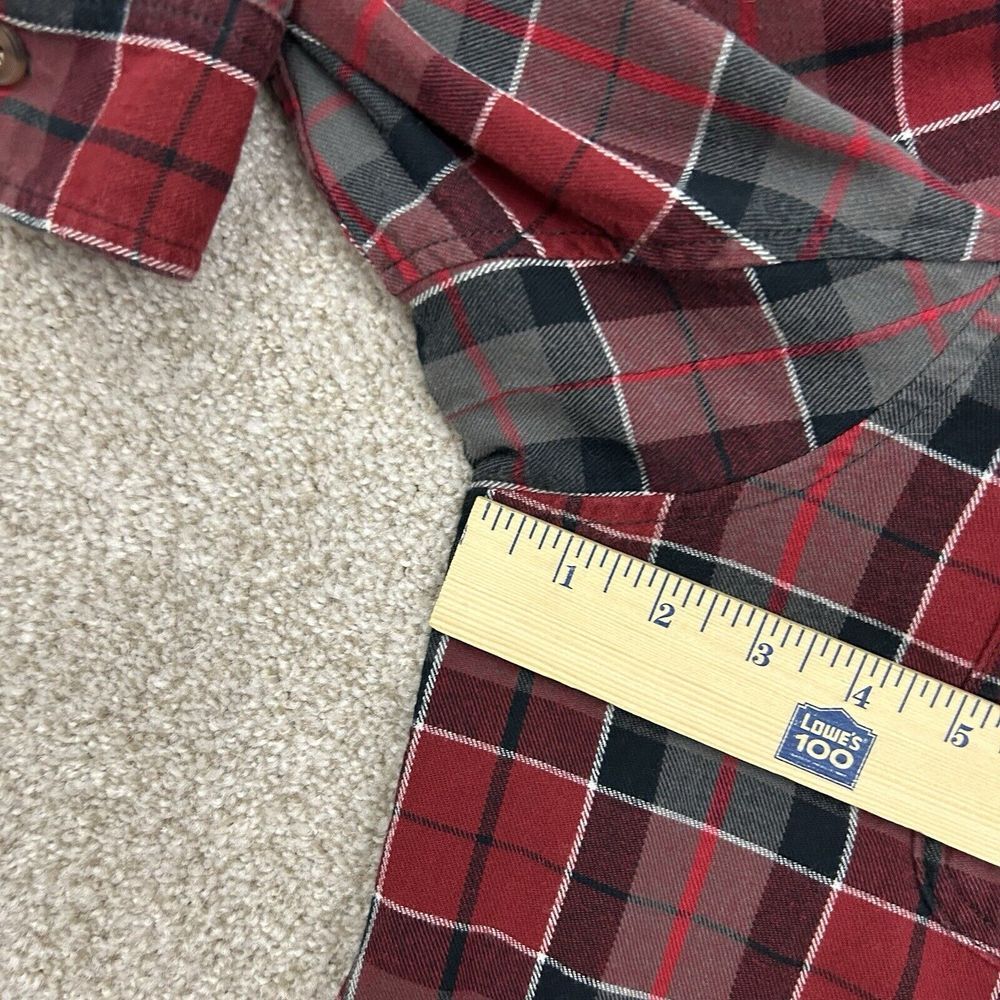 Duluth Trading Men's Size 2XL Long Sleeve Multicolor Button Front Flannel Shirt - Picture 6 of 8